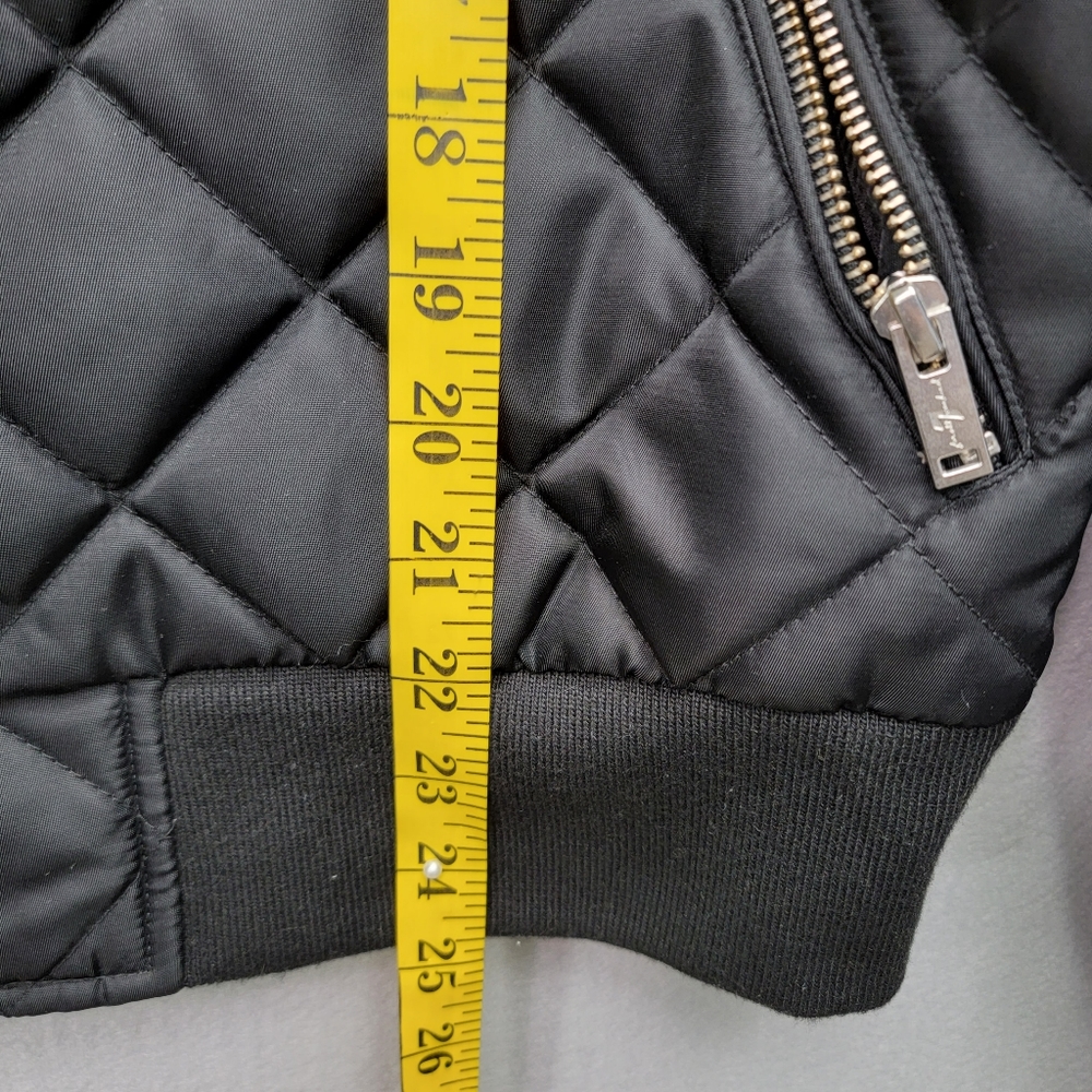7 FOR ALL MANKIND QUILTED BOMBER JACKET, SIZE L - Picture 7 of 8